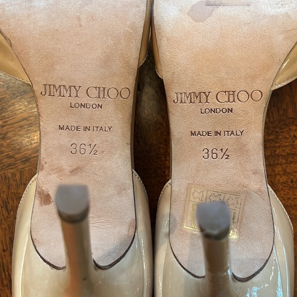 Jimmy Choo Nude Heels - Picture 4 of 6